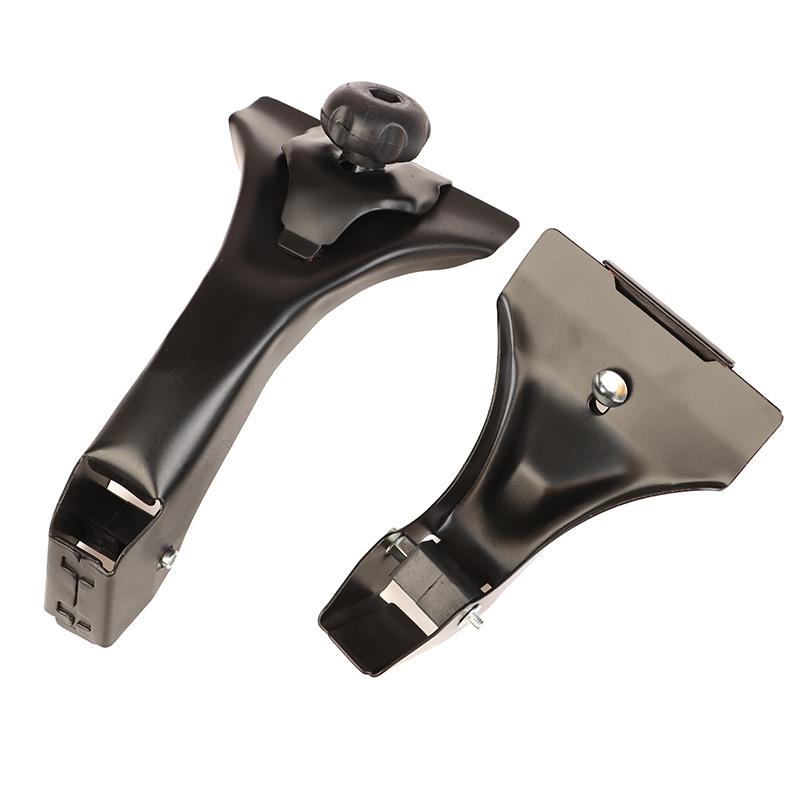 Clip-On Gutter Bracket Set for Crossbar Equipped Car Roof Racks