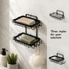 High Quality Soap Rack Wall Mounted Soap Holder Stainless Steel Soap Sponge Dish Bathroom Accessories Dishes, Storage Organizer