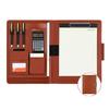 Professional Budget Planner Cover Budget Management Tool A4 Zippered Closure Design Organizers PU Leather Materials