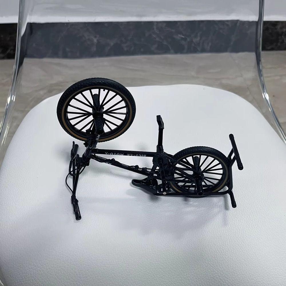 Parking Rack Bicycle Model Toy Stunt Bike Simulation Bike Birthday Gift Finger Mini Bike  Boys Gift