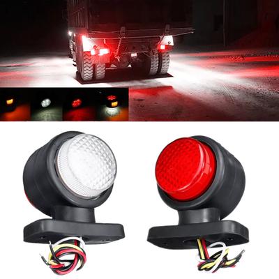 2PCS Feu de Gabarit Latéral pour Camion Remorque Camion Feux de Gabarit LED 12-24V Lampe Indicateur d'Avertissement pour Camping-car Feux de Contour Éclairage pour Camion