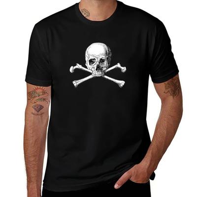 Skull and Crossbones TShirt Summer Casual Loose TShirt