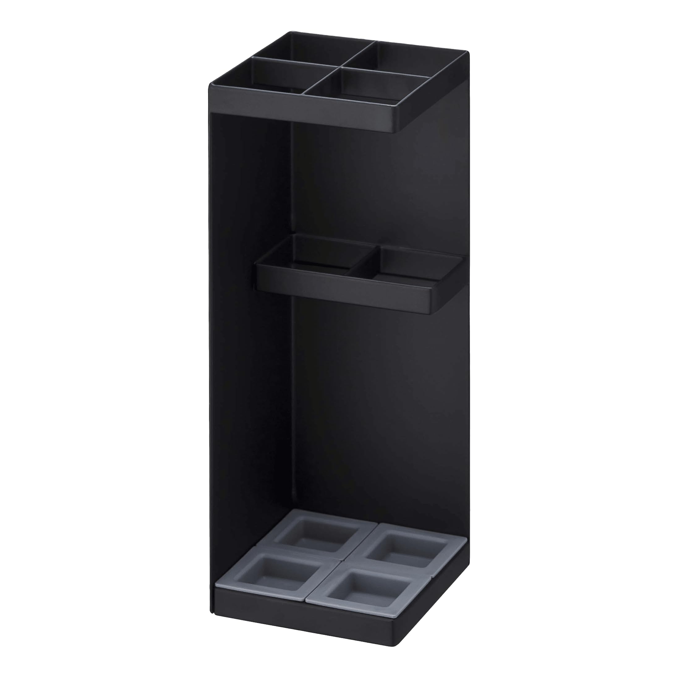 Yamazaki Smart Umbrella Stand Black Approx W11 x D11 x H30cm Square Can Also Store Folding Umbrellas 6719 5840₽