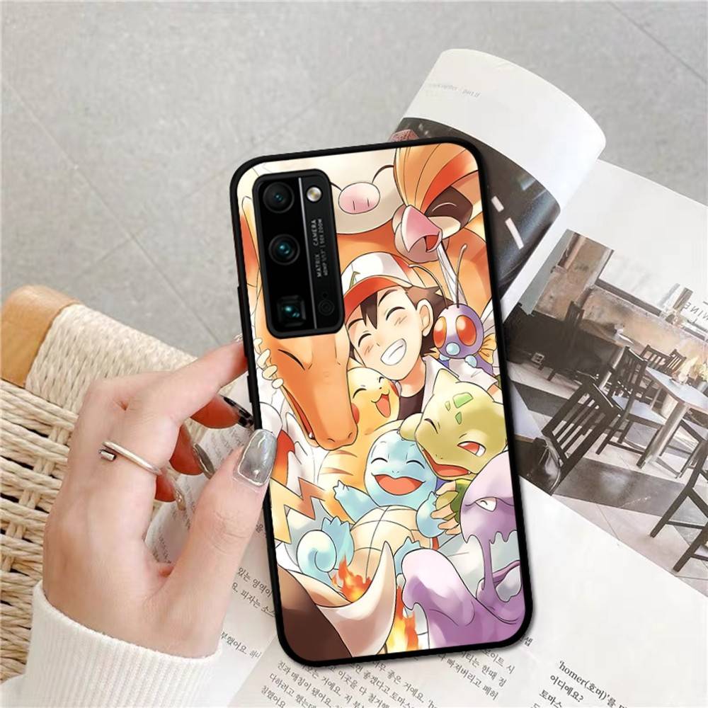 Cartoon P-Pokemones Cute Phone Case For Huawei Honor 10 Lite 9 20 7A 9X 30 50 60 70 Pro Plus Soft Silicone Cover