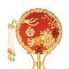 Wedding Fan Bride Bouquet Classic Ornaments Round Photography Props Accessories Bridal