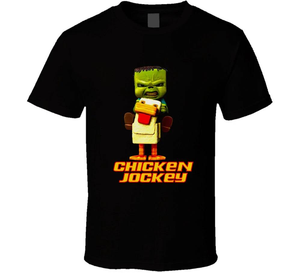 Chicken Jockey Minecraft Movie Gamer Gift T Shirt XL