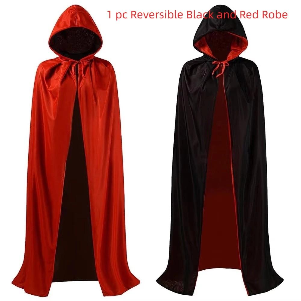 Stand Collar Wizard Robe Witch Clothes Performance Costumes Halloween Cloak  Carnival Celebration