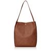 [Regato Largo] LG-E1242 Canvas Tote Bag A4 Brown Free Size