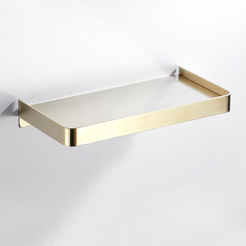 304 Stainless Steel Bathroom Paper Towel Rack Gold/Black Toilet Mobile Phone Rack Wall Hanging Tray Bathroom Room Rack