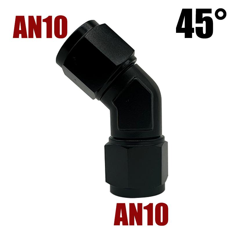 Adapter z gwintem wewnętrznym 4AN 6AN 8AN 10AN 12AN na końcówkę węża do przewodu w oplocie, kolano obrotowe 45 90 stopni, złączki węża chłodnicy oleju