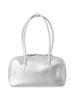 Emi Leather Boston Bag 13WGB261306 SLV Free Size Women's
