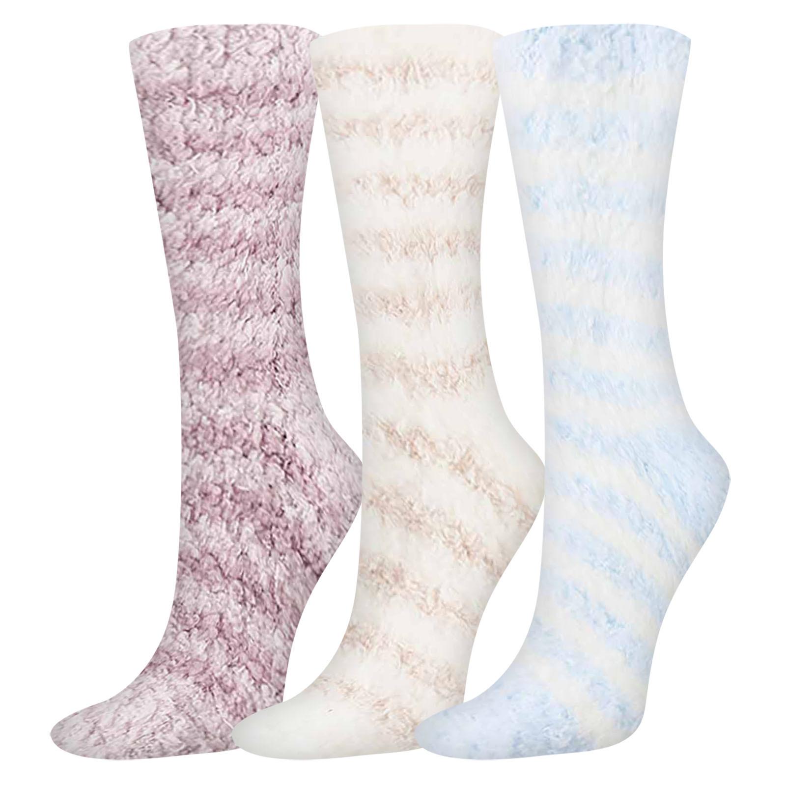 

Женские зимние супермягкие теплые уютные носки средней длины на флисовой подкладке средней длины