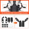 Universal 1-1/4" 32mm Motorcycle Foot Rest Highway Engine Guard Foot Pegs Mount For Harley Touring Honda Kawasaki Suzuki Yamaha