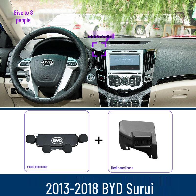 BYD Surui Car Interior Clip-on Phone Holder