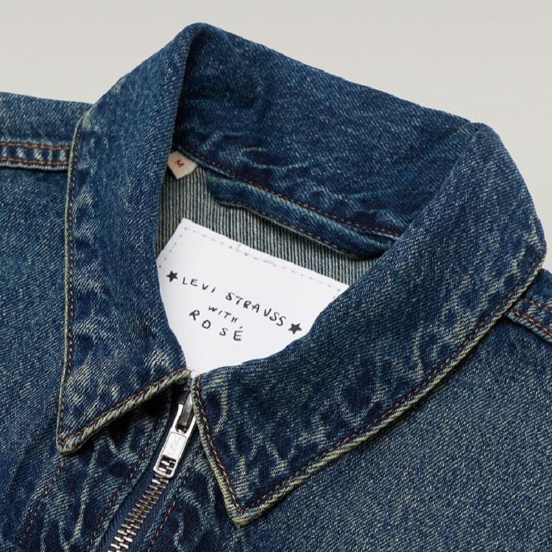 Levi's Denim Jackets Women's Medium Blue Lapel Moderate 00C0A-0000