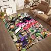 Jojo S Bizarre Adventure 5 Square rugs are a great choice for living rooms, bedrooms, home décor, and as gifts
