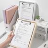 A4 Multi Function Student Folder Exam File Organizer with Clip Office Document Holder School Supplies Paper Board Storage