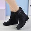rain boots rain shoes women's medium tube women's adult fashion shoes wear-resistant kitchen non-slip shoes work rubber shoes women