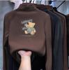 Boys' Cartoon Thermal Fleece Half-High Collar Long-Sleeve Base Layer Top for Autumn/Winter