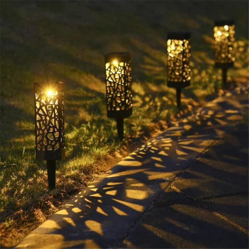 6 Pieces of Solar Outdoor Lights, Solar Decorative Path Lights, Garden Lawn Lights, Solar LED Landscape Garden Lighting, New Year Decoration