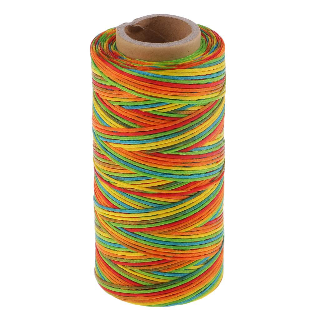Durable 200 mm 210D Leather Waxed Thread Cord String for DIY