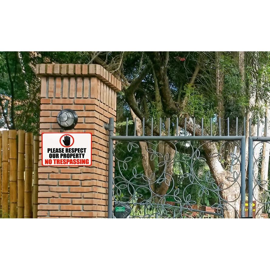 1 st Metallskylt "Tillträde förbjudet""Privat egendom"Varning Plåtskyltar,Aluminiumskylt,Hållbar Väderbeständig Upp,För Utomhus eller Hem