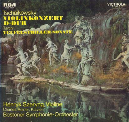 

LP Record CHARLES MUNCH BOSTON SYMPHONY ORC Tchaikovsky Violin Concerto In D VICS1037 RCA Victrola Germany Classical Used