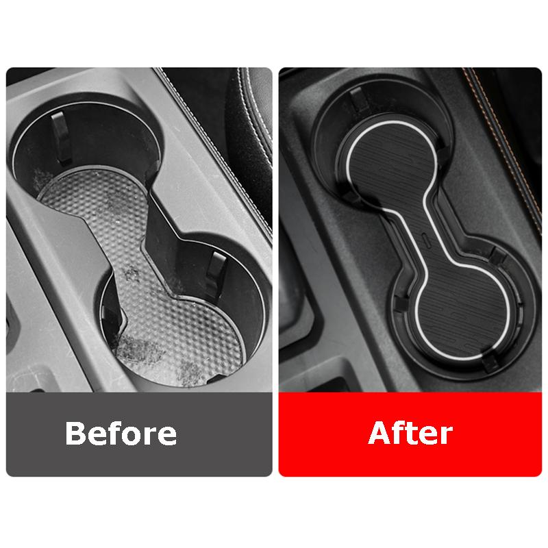 For Ford Ranger 2025 Modified Car Interior Door Groove Pad Full Car Protective Mat Car Interior Decoration Accessories 19pcs Set