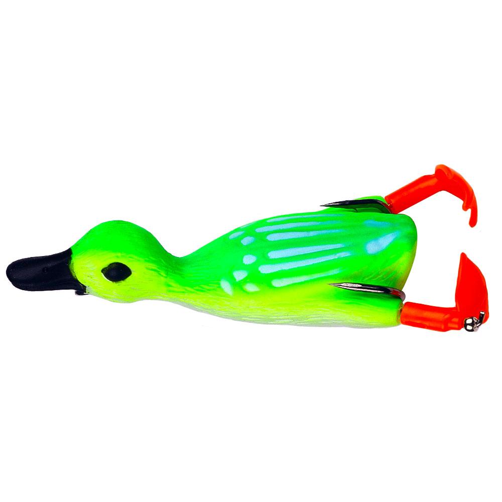 1PCS/Floating Duck Fishing Lure Ducking Fishing Frog Lure Artificial Bait Duckling 3D Eyes Fishing Baits Bass Carp Pike Fishing