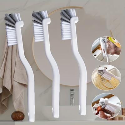1pc Cup Brush Household 90 Degree Elbow Design No Dead Angle Hard Bristle Long Handle Water Cups Bottles Multi-purpose Stain Removal Cleaning Brush