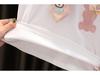 Collar Korean Lace Summer Style Cartoon Tie Shorts Set For Girls 05 Years