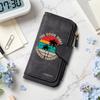 Vintage Palm Tree Purse Good Vibes Summer Paradise Wallet Fashion Casual Card Holder Forever Long Wallet