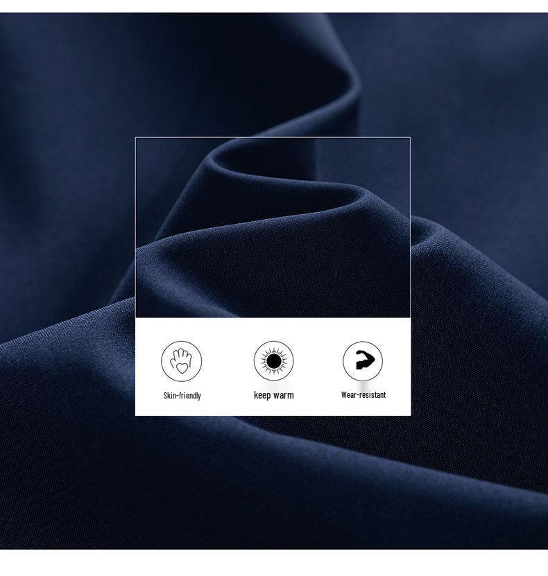 Men's Cross-Season Casual Solid Color Stand Collar Jacket, Thin Business Style for Middle-Aged and Young Men.