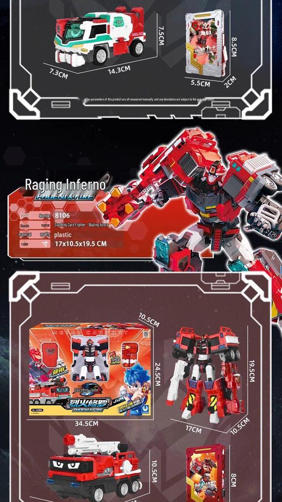 Blazing Ares: Transforming Robot Car Toy for Kids
