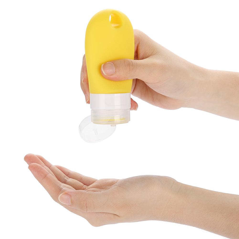 Portable Silicone Travel Bottle Set Lotion Shampoo Shower Empty Press Container 01