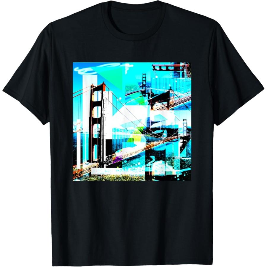 San Francisco Golden Gate Bridge T-Shirt(1) XXXXXL чёрный