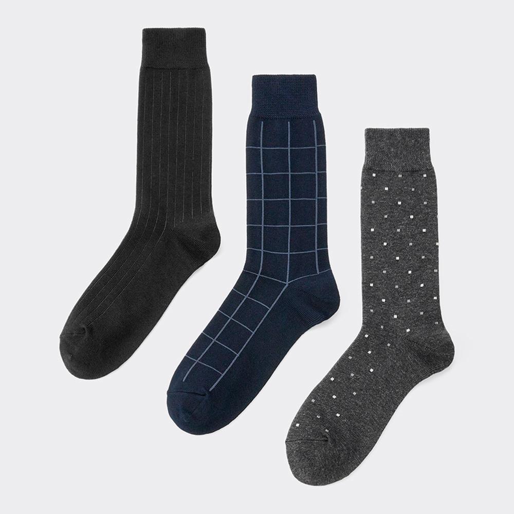 GU by Uniqlo Socken 3er Set Business 