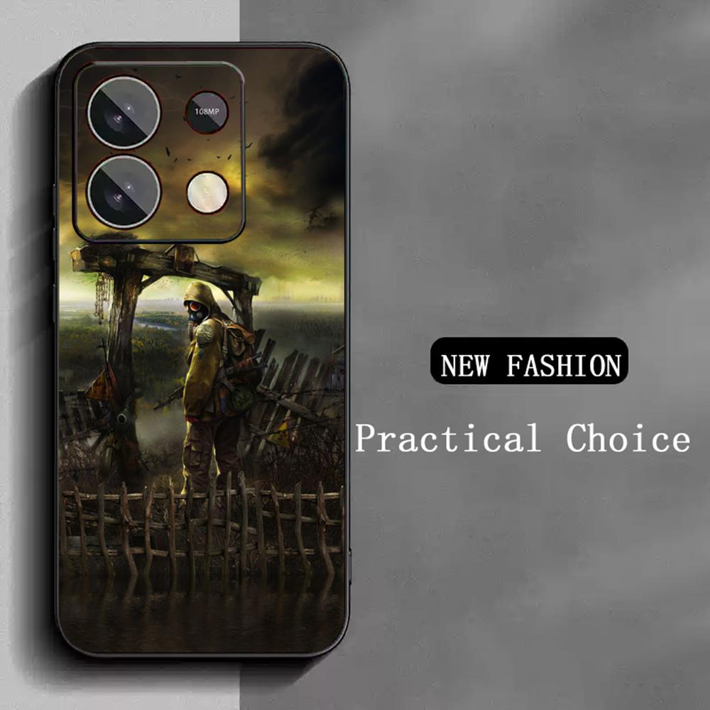 Game Stalker 2 hot pattern design Phone Case For Redmi Note 14 13 12 11 Pro Plus S 5G 14C A3 Soft Black Phone Cover