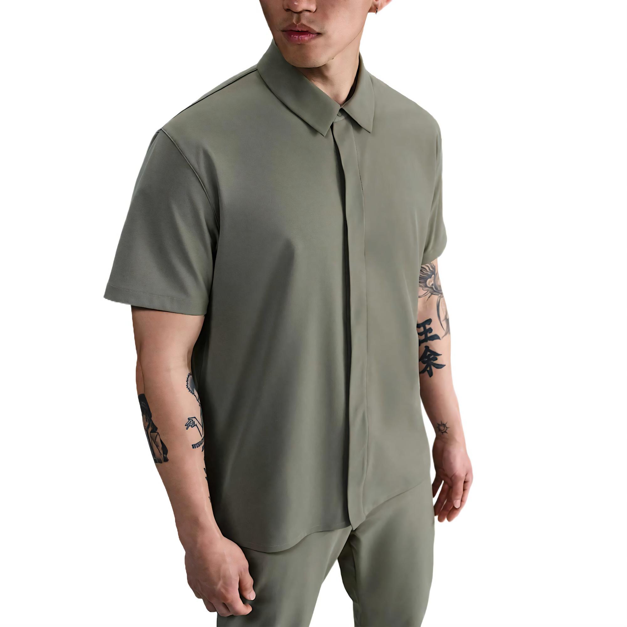 

Nike Dri-Fit Идеальная эластичность Удобная Модная Мягкая Универсальная Футболка с коротким рукавом Мужские футболки Зеленый HQ6959-320 L