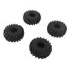 4PCS 1.0in Wheel Rubber Tires Anti Slip Better Grip RC Rubber Tyre for AXIAL SCX24 124 RC Crawler