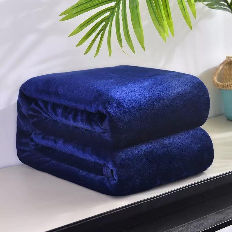 Solid Color Flannel Blanket Bed Throw Blanket On Bed / Sofa / Travel 100x150cm 150x200cm 180x200cm 200x230cm Blanket Adult/kids