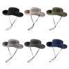 Fashion Breathable Summer Bucket Hat Portable Casual Sun Hat Sun Protection Panama Cap Mountaineering