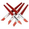 5pcs Red Large Sized Rubber Tip Paint for Clay Sculpture Pottery Shaping Carving Tool