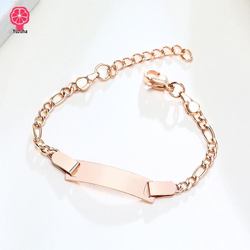 Engraved Stainless Steel Curved Children's Bracelet - Personalized Baby Bangle, Christmas or Birthday Gift