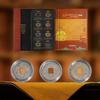 Antique Chinese Five Emperors Coins Collection: Kangxi, Yongzheng, Qianlong, Shunzhi, Jiaqing - Metal Handicraft Display