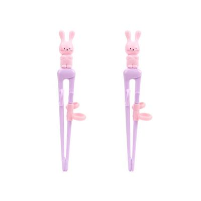 Lil Pang the Stick Step 1 Left Hand Max Chopsticks Snow Rabbit, Mixed, Chopsticks 2p, 2 Pieces, Korean Popular Tableware