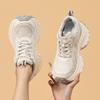 Lightweight Breathable Shoes Women's New Spring Thick-soled Heightening Casual Hiking Shoes Retro Lightweight Sports Shoes