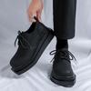 Casual leather shoes men's new business leather shoes youth British students platform suit versatile trendy shoes 6556-R