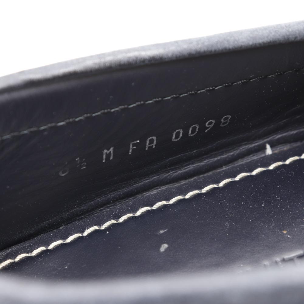 Louis Vuitton Monte Carlo Moccasin Driving Shoes Navy Blue Suede Mens Used