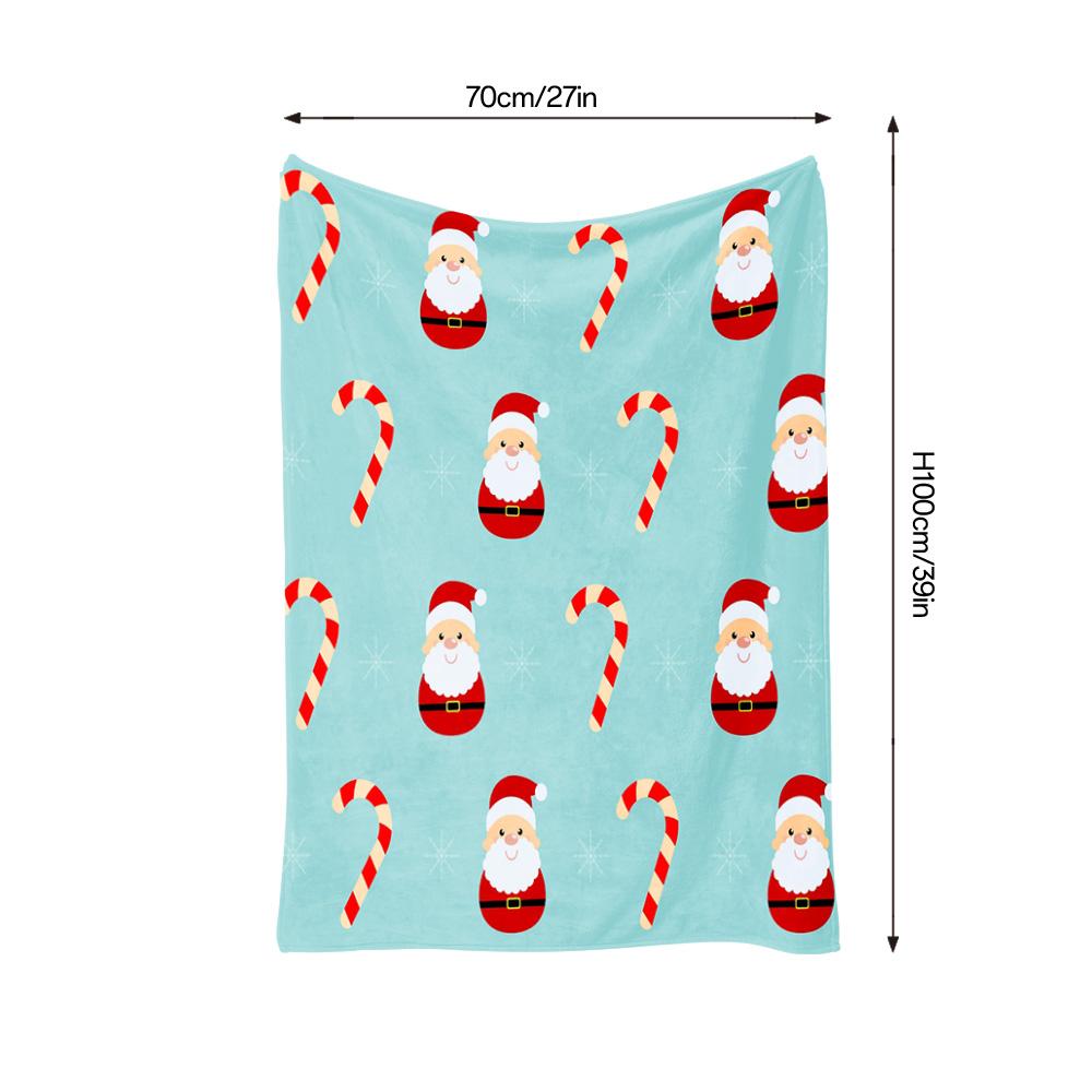 Soft Fluffy Throw Blanket Cozy Warm Sherpa Fleece Blanket Gift Home Decor Christmas Pattern Cute Holiday Gift Lightweight Plush